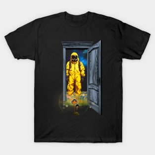 Hazmat Suit Finds Glowing Mushroom T-Shirt
